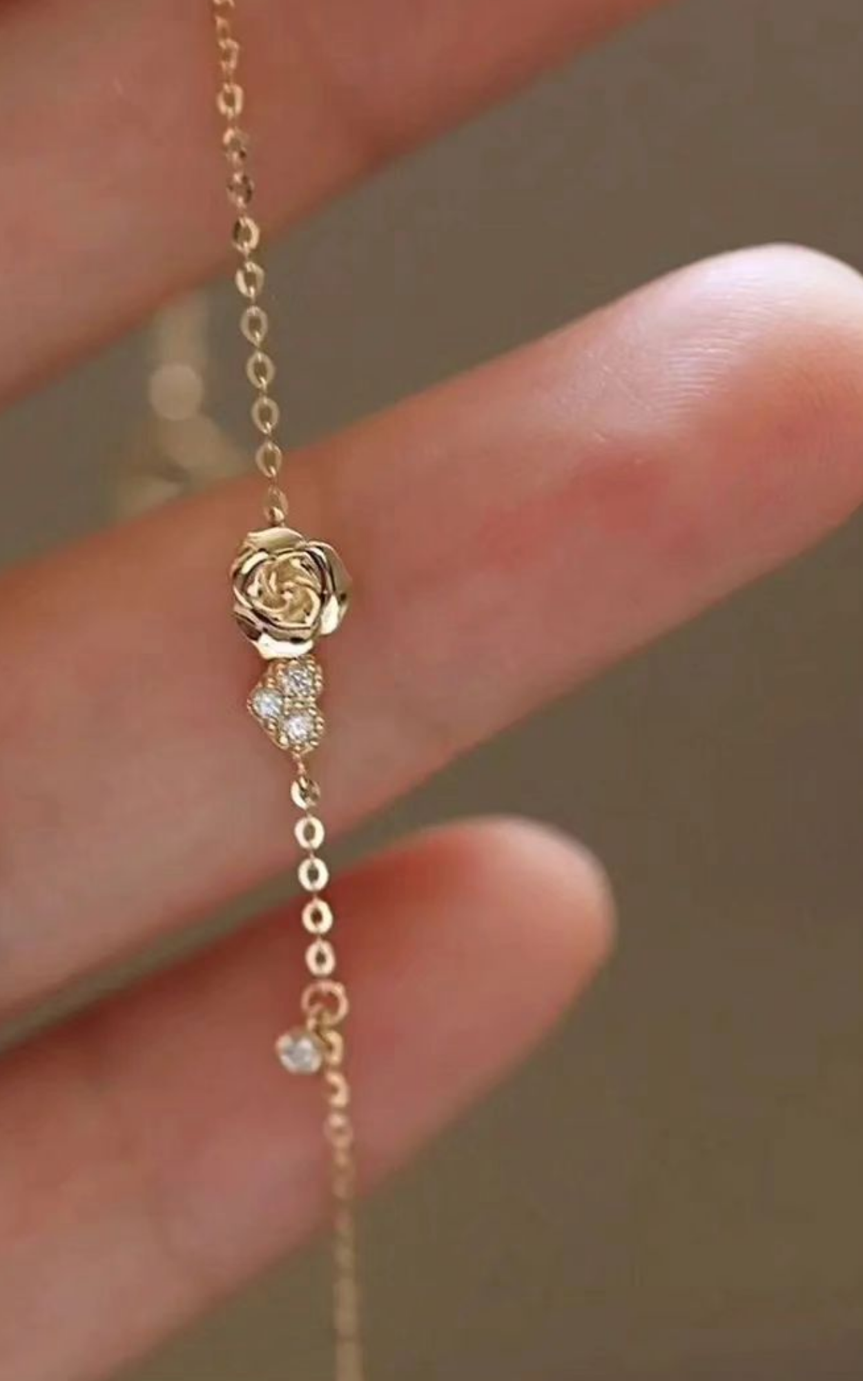 Rose Heart Bracelet