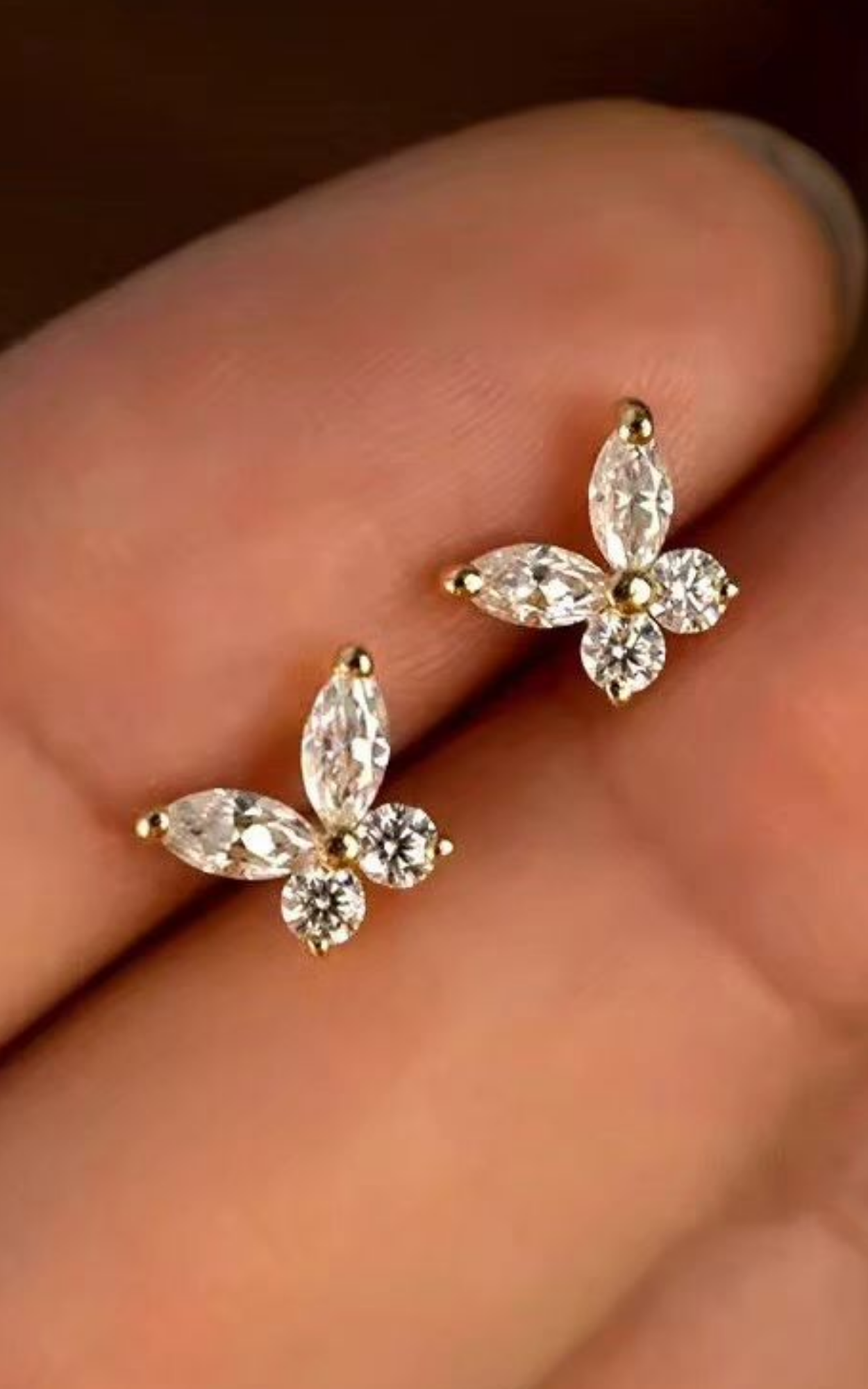 Butterfly Stud Earrings