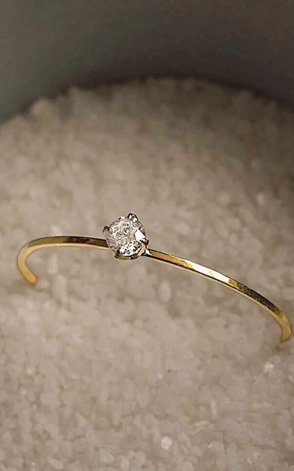 Dainty Solitaire ring